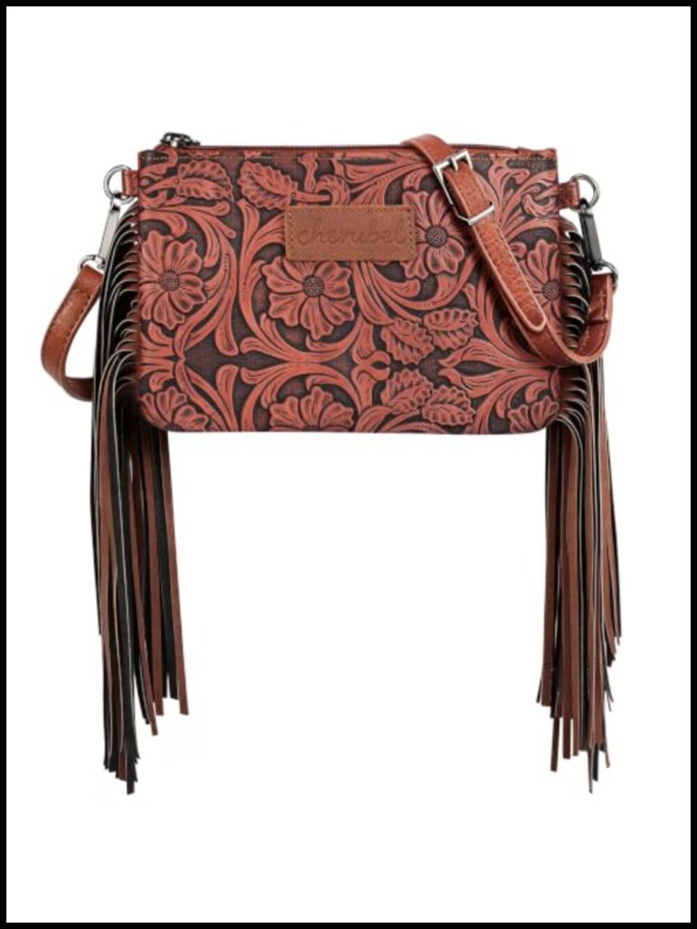 Western Fringe Crossbody Purse Faux Leather Small Cowgirl Bag